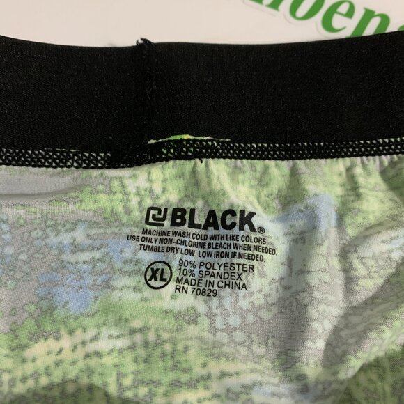 Black By Rue21 Boxer Brief Underwear LIT Animal Print Tagless Green Mens XL - Picture 5 of 8